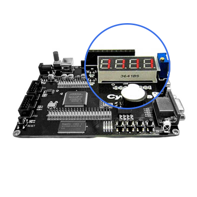 Cyclone IV FPGA development disp 4dig